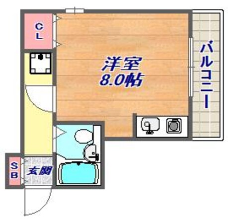 ストークハイツマヤの物件間取画像